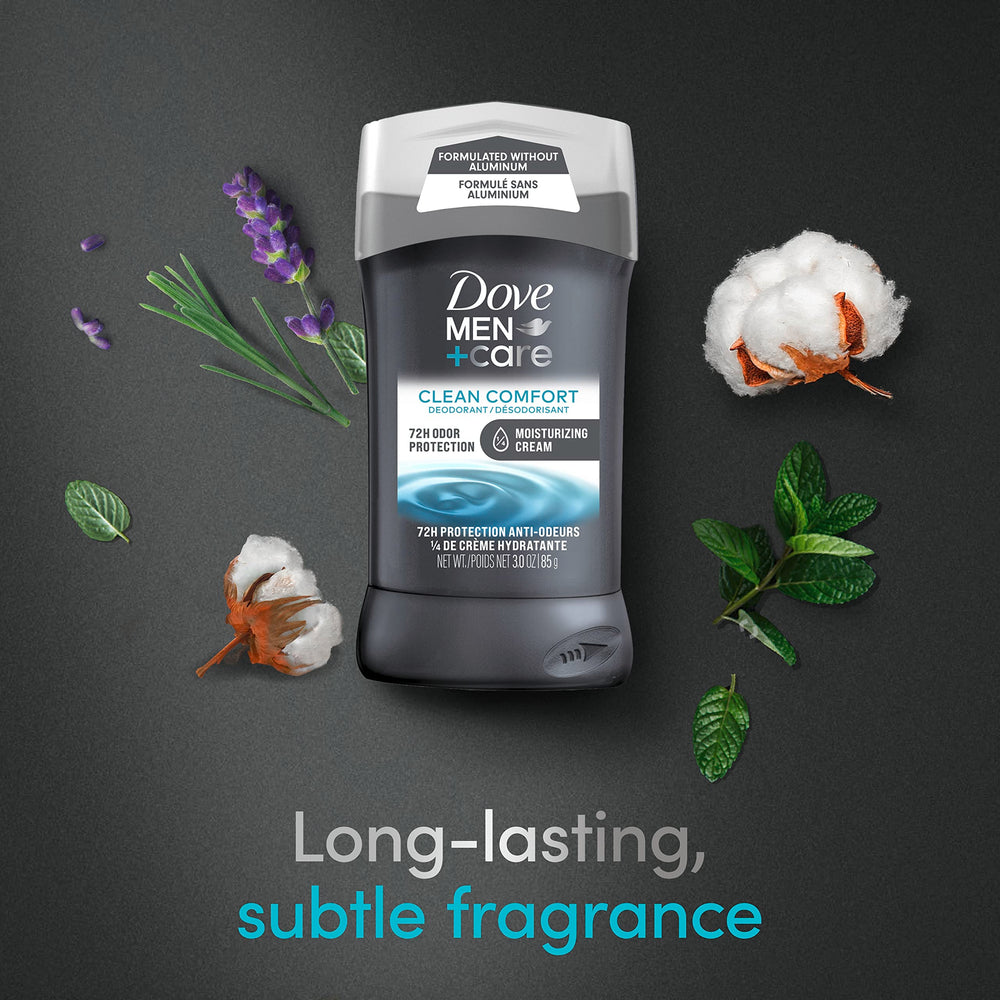 Aplicación suave de Dove Men+Care en axilas para frescura duradera