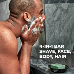 Dove Men+Care bar cuerpo-cara-cabello mejora la sensación de limpieza.