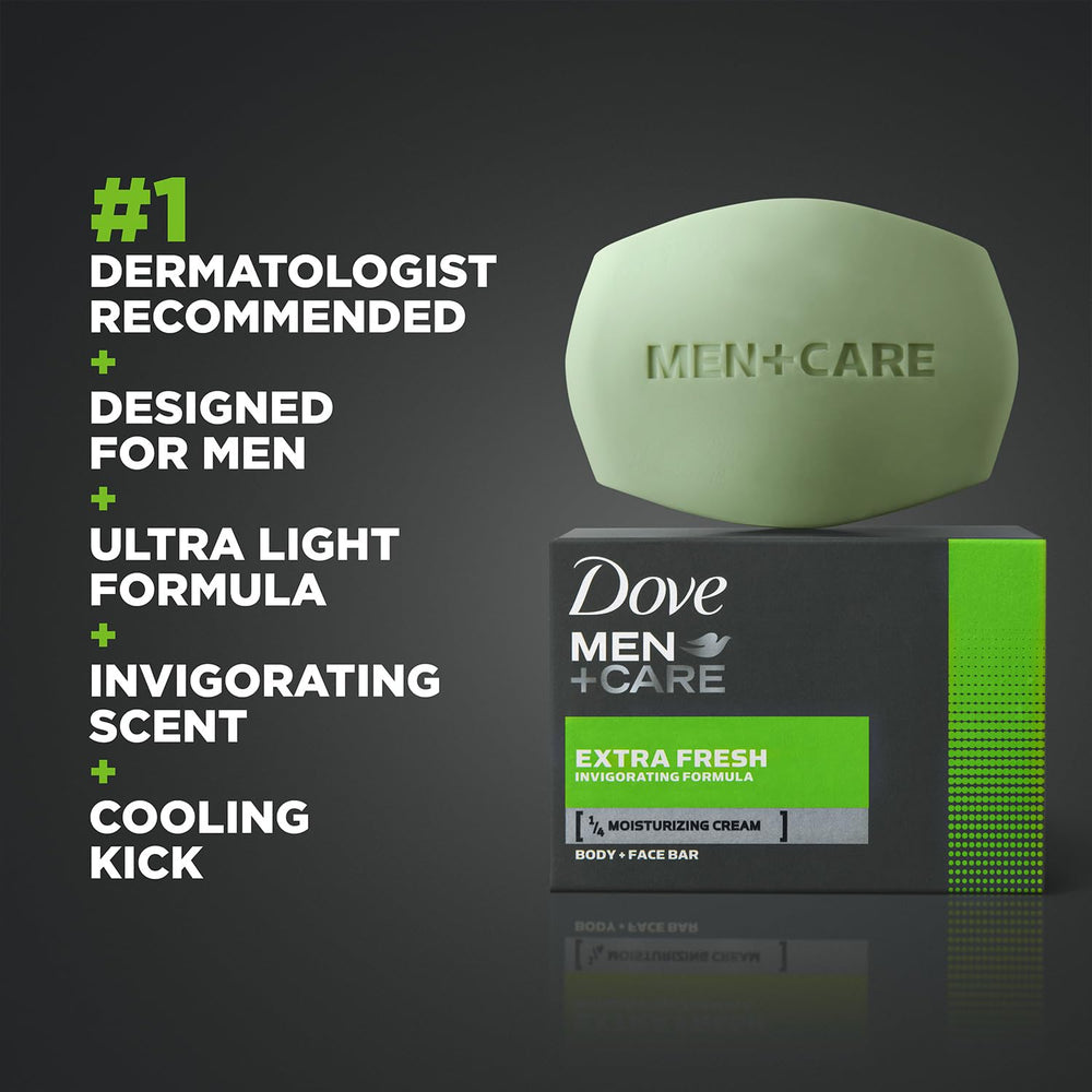 Limpieza diaria eficiente con la barra Dove Men+Care