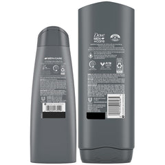 Dove Men+Care champú 2 en 1 de eucalipto y abedul, cabello limpio y reparado.