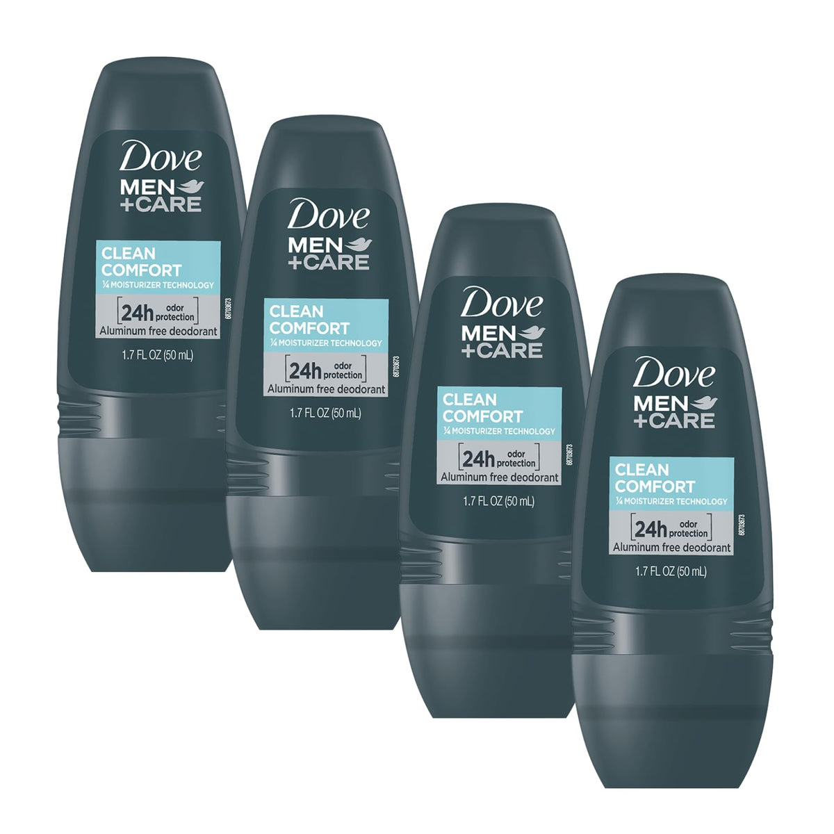 Dove Men+Care Clean Comfort desodorante rodillo de 50 ml, protección diaria contra olores.
