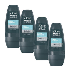 Dove Men+Care Clean Comfort desodorante rodillo de 50 ml, protección diaria contra olores.