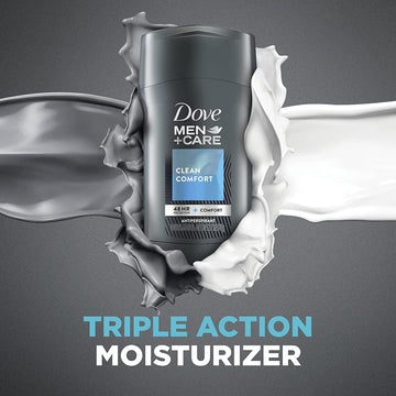 Dove Men Care Clean Comfort skin-nourishing cream supports moisturized underarm skin