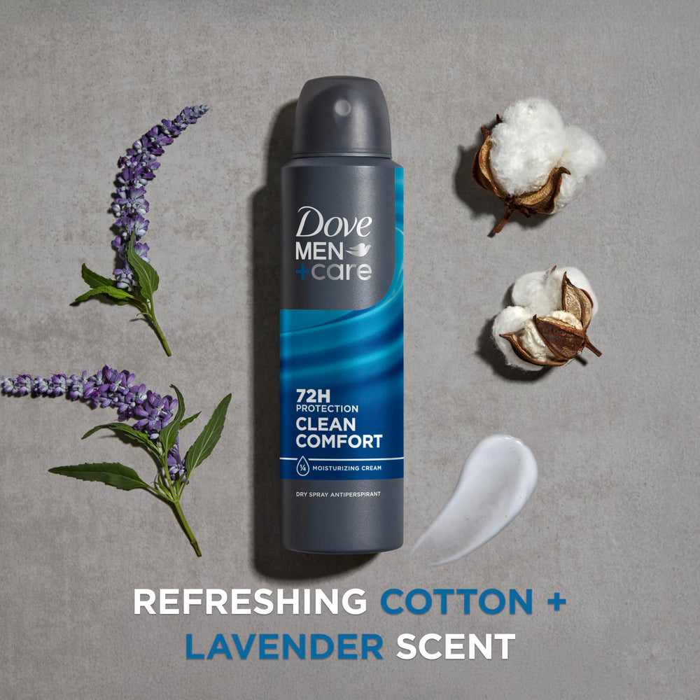 Crema hidratante 1/4 Dove Men+Care para piel más cómoda