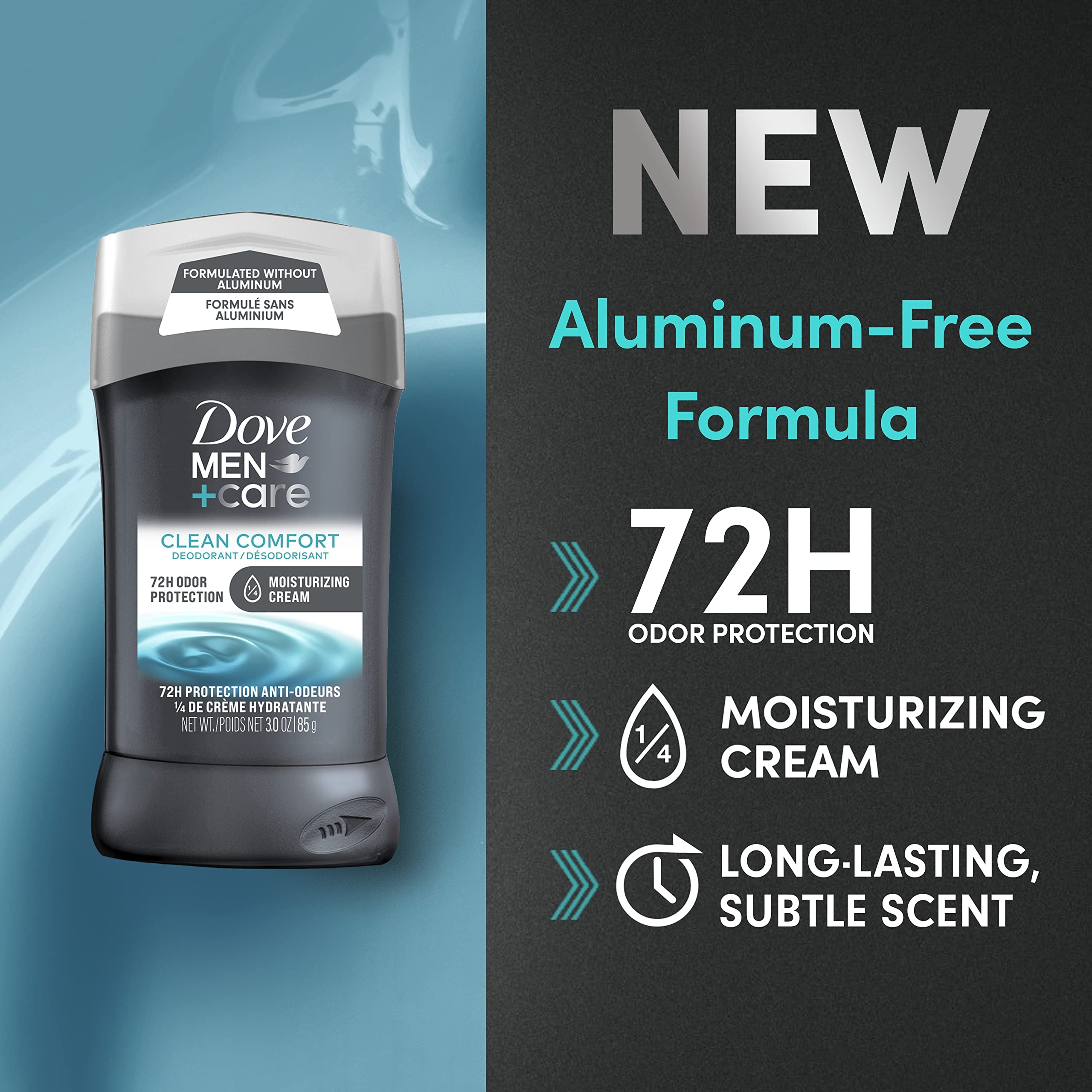 Dove Men+Care crema hidratante para axilas