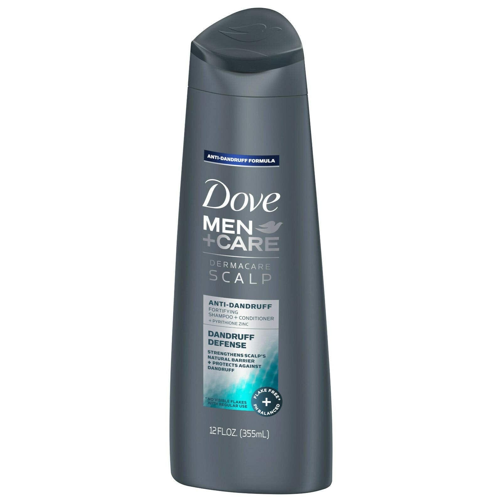 Dove Men+Care Dermacare, aplicación en espuma, limpia y acondiciona simultáneamente.