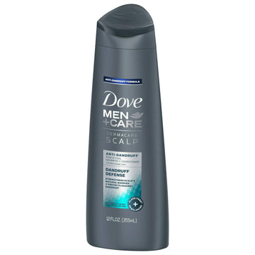 Dove Men+Care Dermacare, aplicación en espuma, limpia y acondiciona simultáneamente.