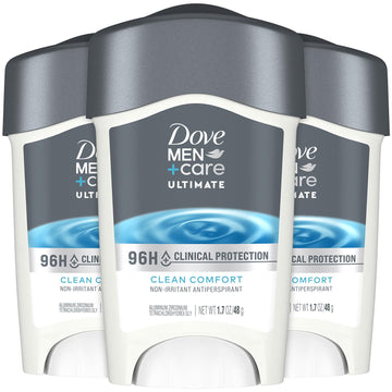 Dove Men+Care desodorante 96H, paquete de tres para uso diario