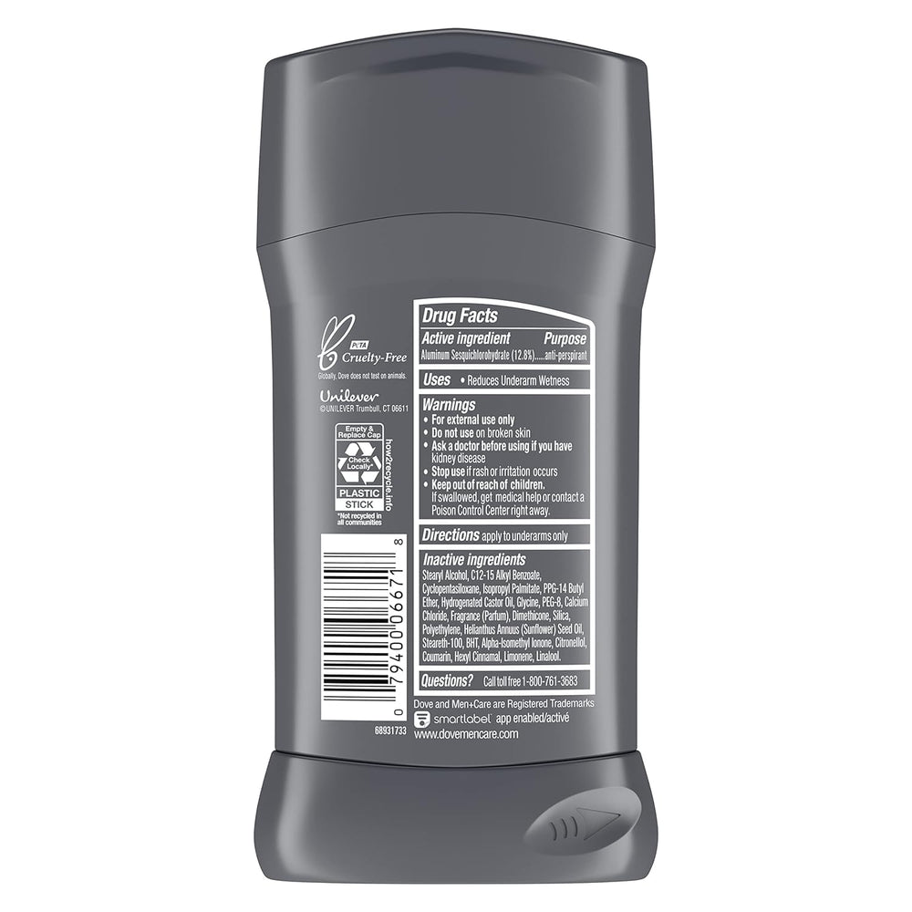 Dove Men+Care barra 48 horas protección contra sudor en axilas