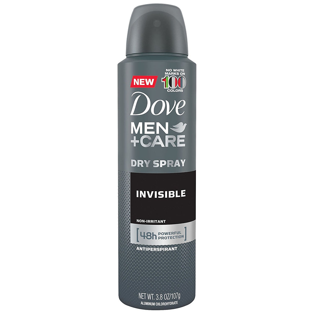 Dove Men Care invisible en aerosol, aplicación suave para uso diario