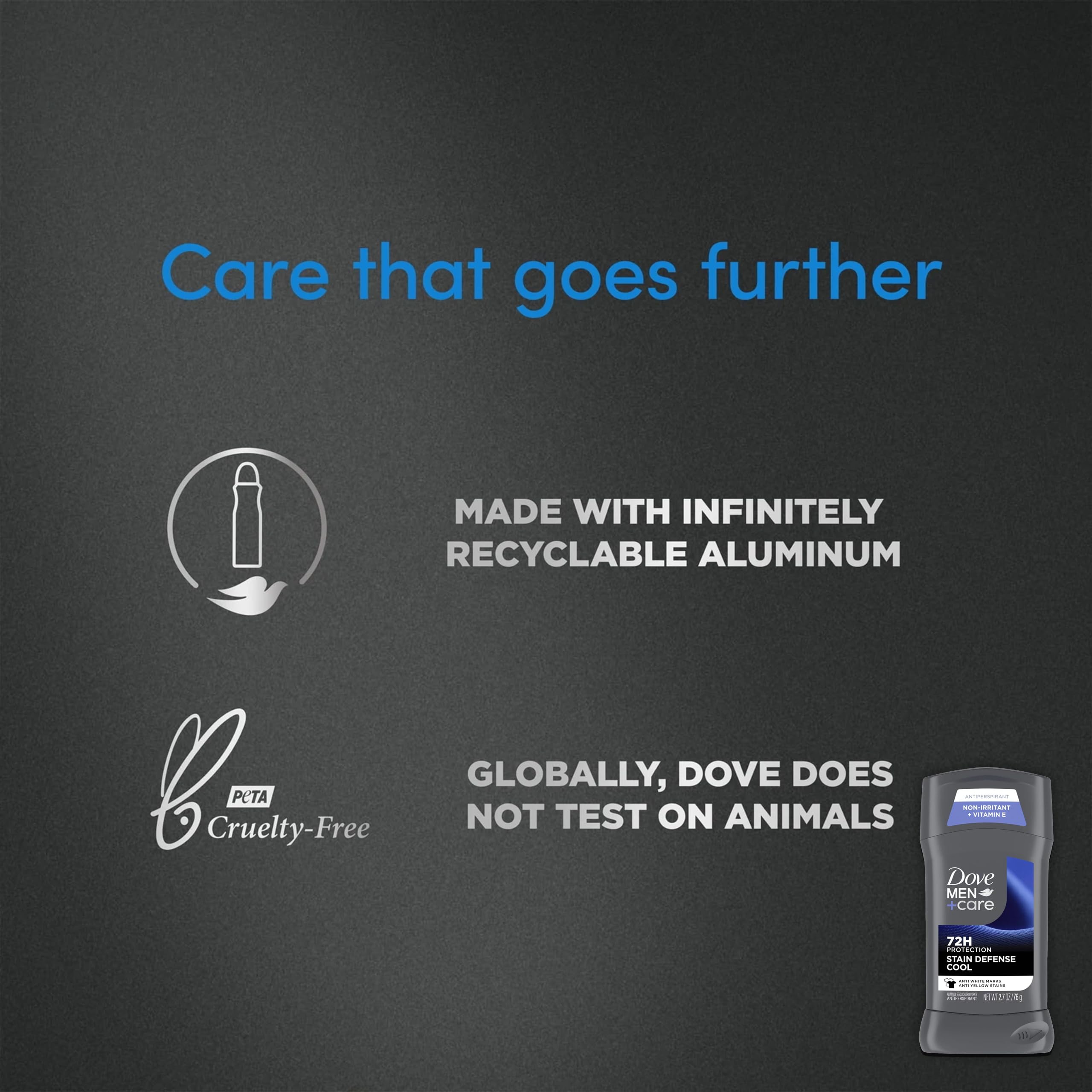 DOVE MEN + CARE Stick aroma romero y ciruela para sensación fresca.