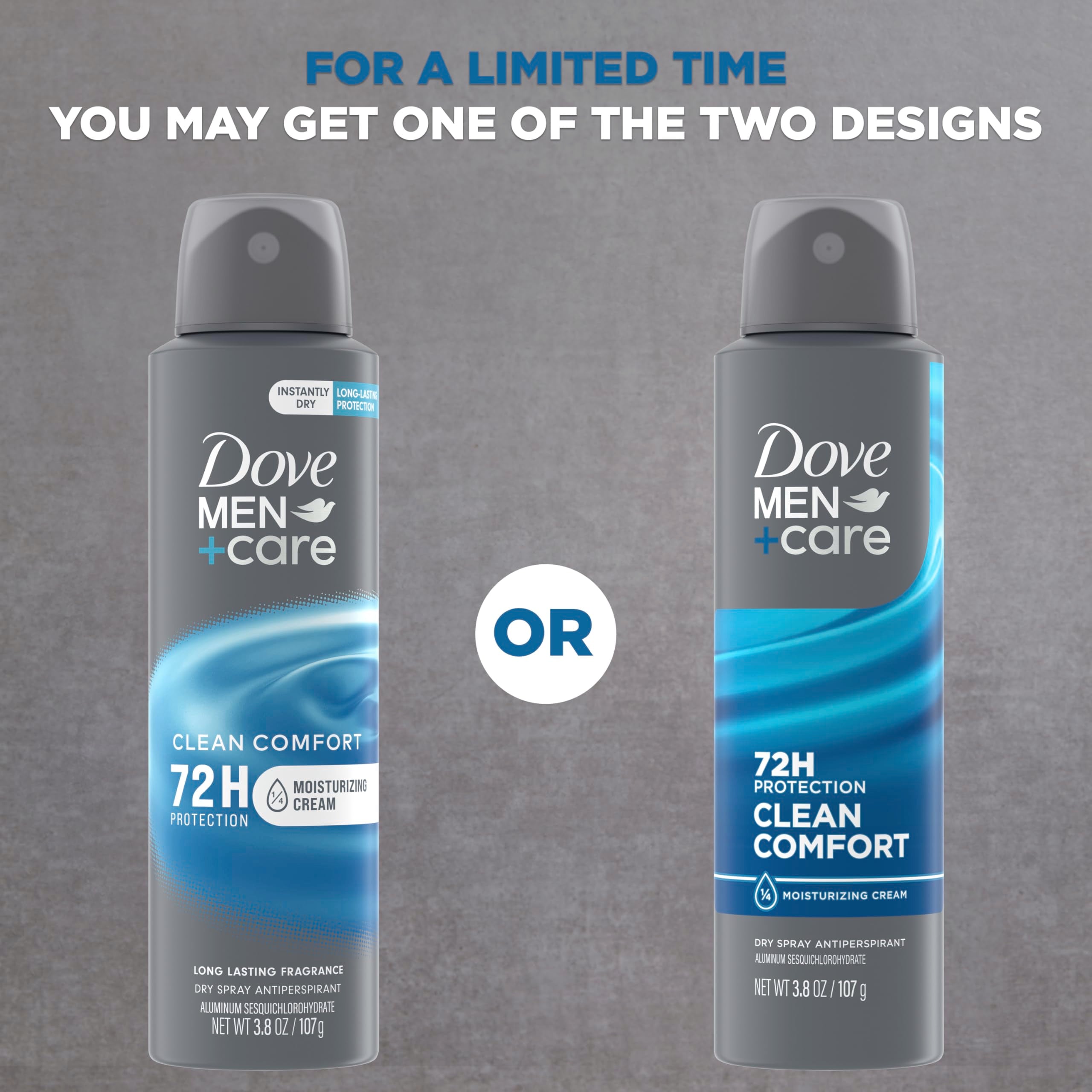 Lata de aluminio reciclable Dove Men+Care para cuidado sostenible