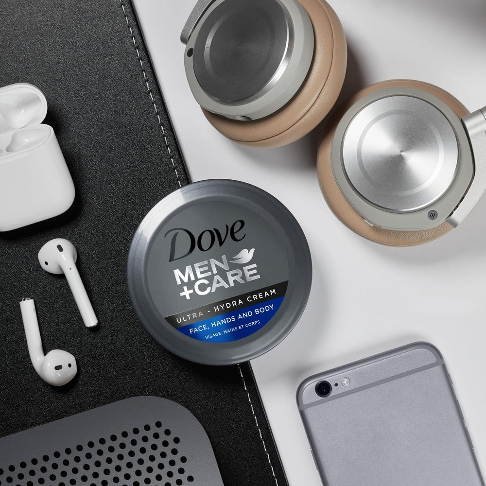 Textura sedosa y aroma suave de Dove Men+Care Ultra Hydra