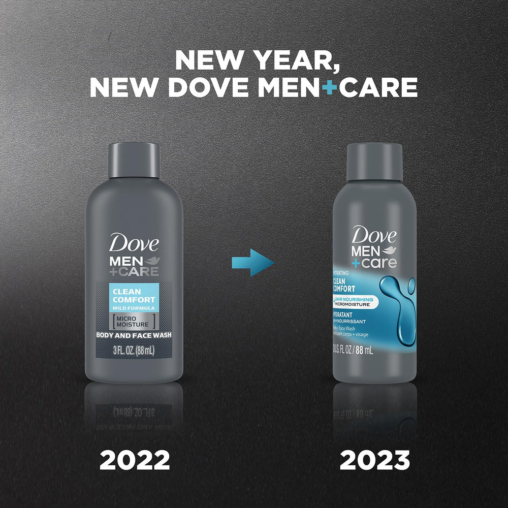 Uso diario de Dove Men+Care; práctico para rutinas de aseo regulares.