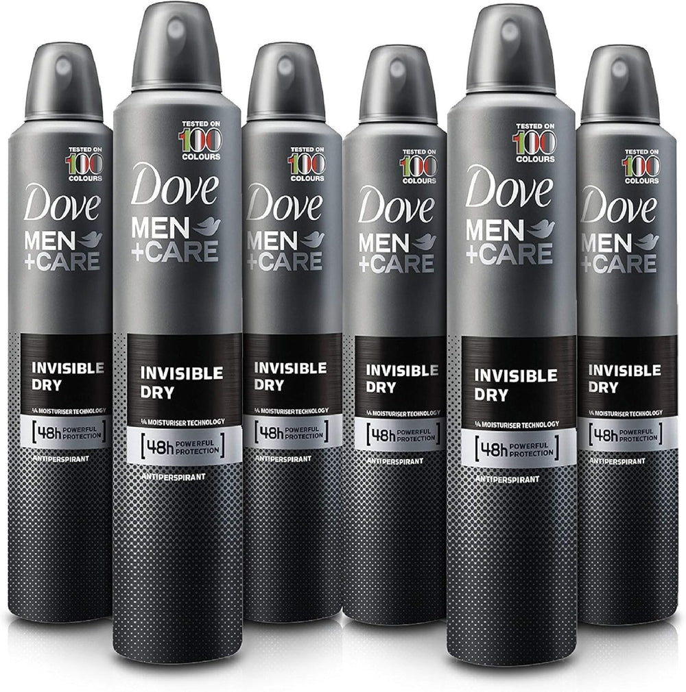 Dove Men+Care Invisible Dry: aérosol anti-transpirant évitant les traces sur les vêtements