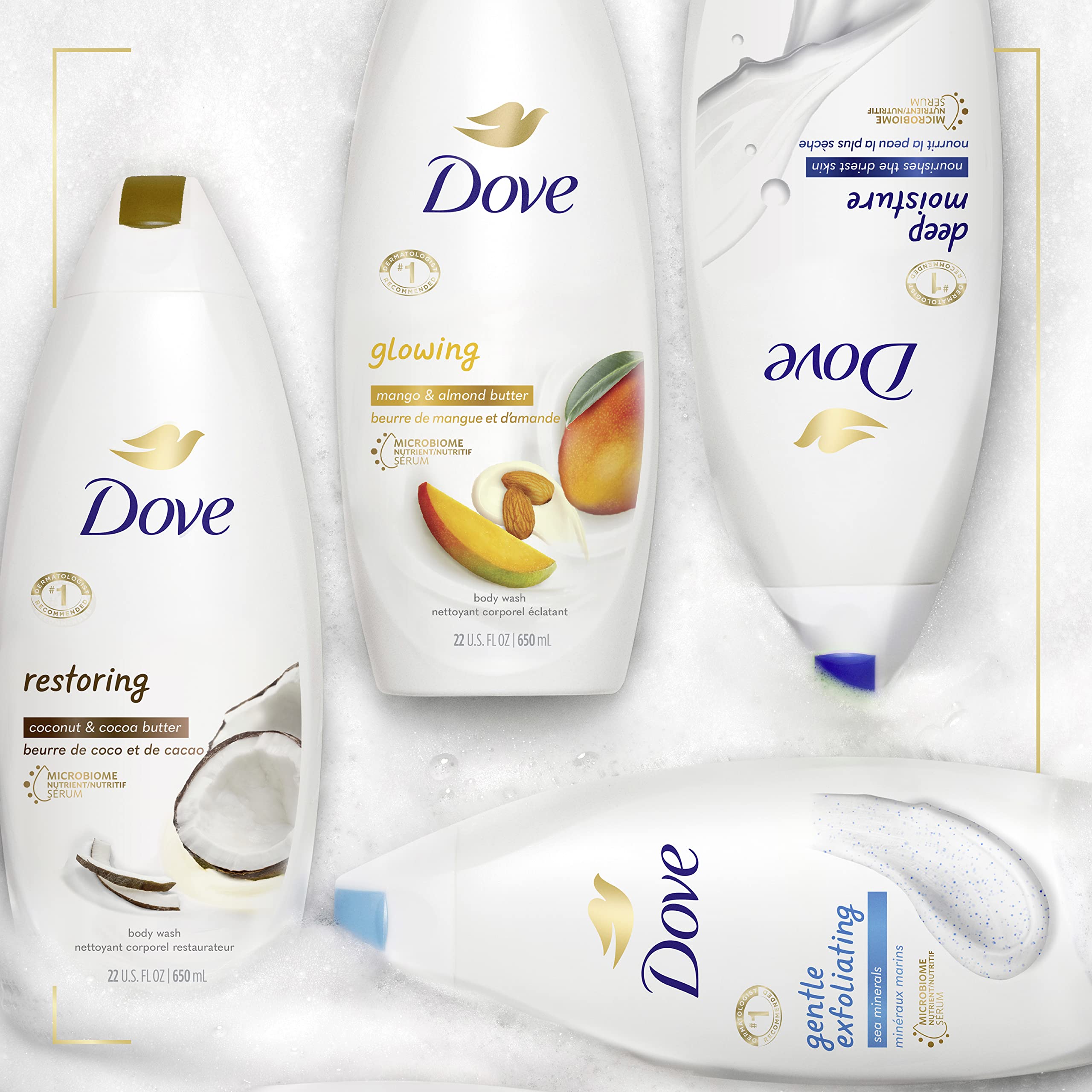 Dove es amable con el microbioma de la piel.