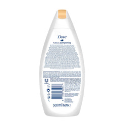 Dove Purely Pampering bouteille 2, parfum chaleureux et enveloppant.