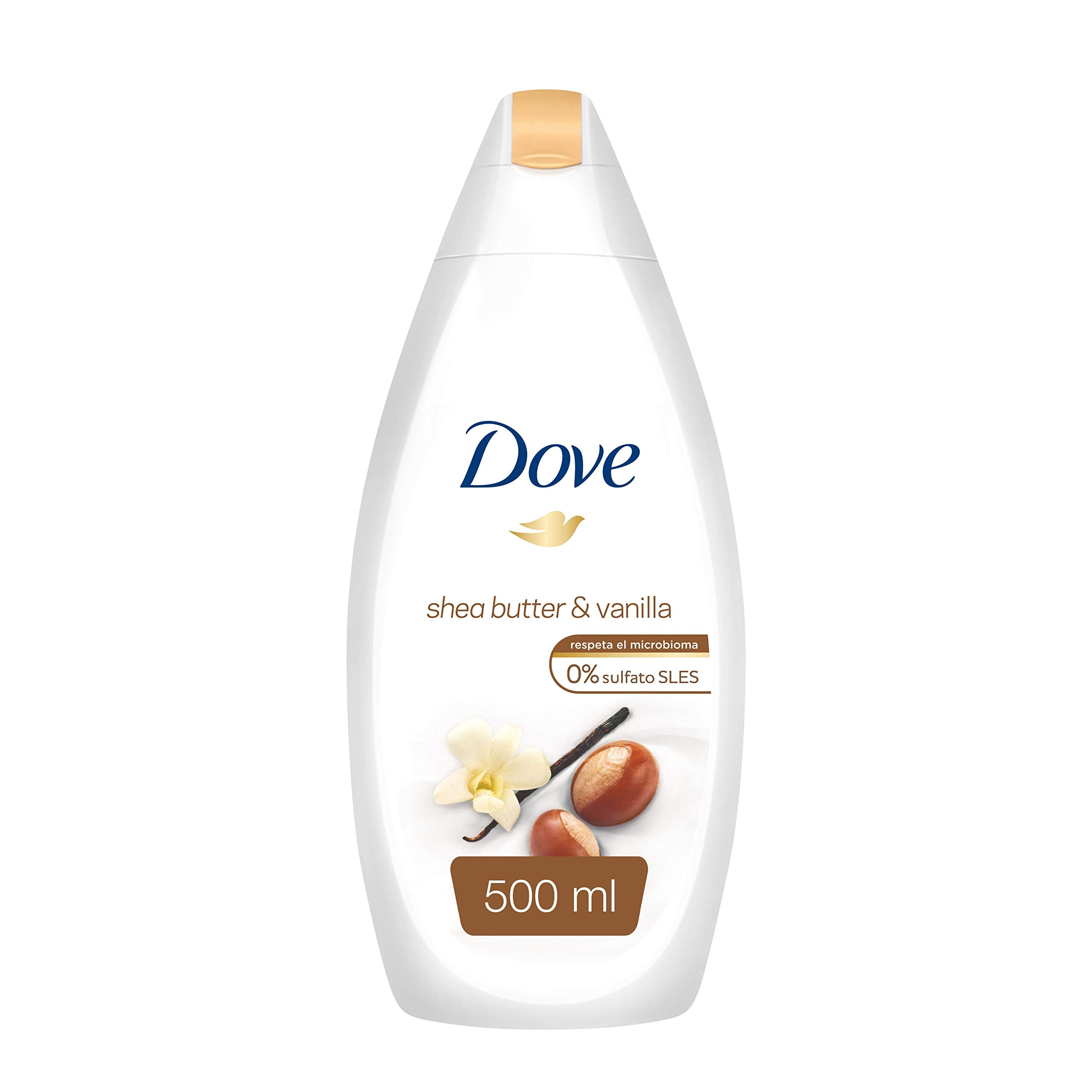 Dove Purely Pampering mousse crèmeuse nourrissante pour la peau.