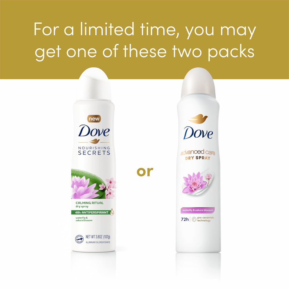 Dove Advanced Care secado rápido y sensación fresca al aplicar.