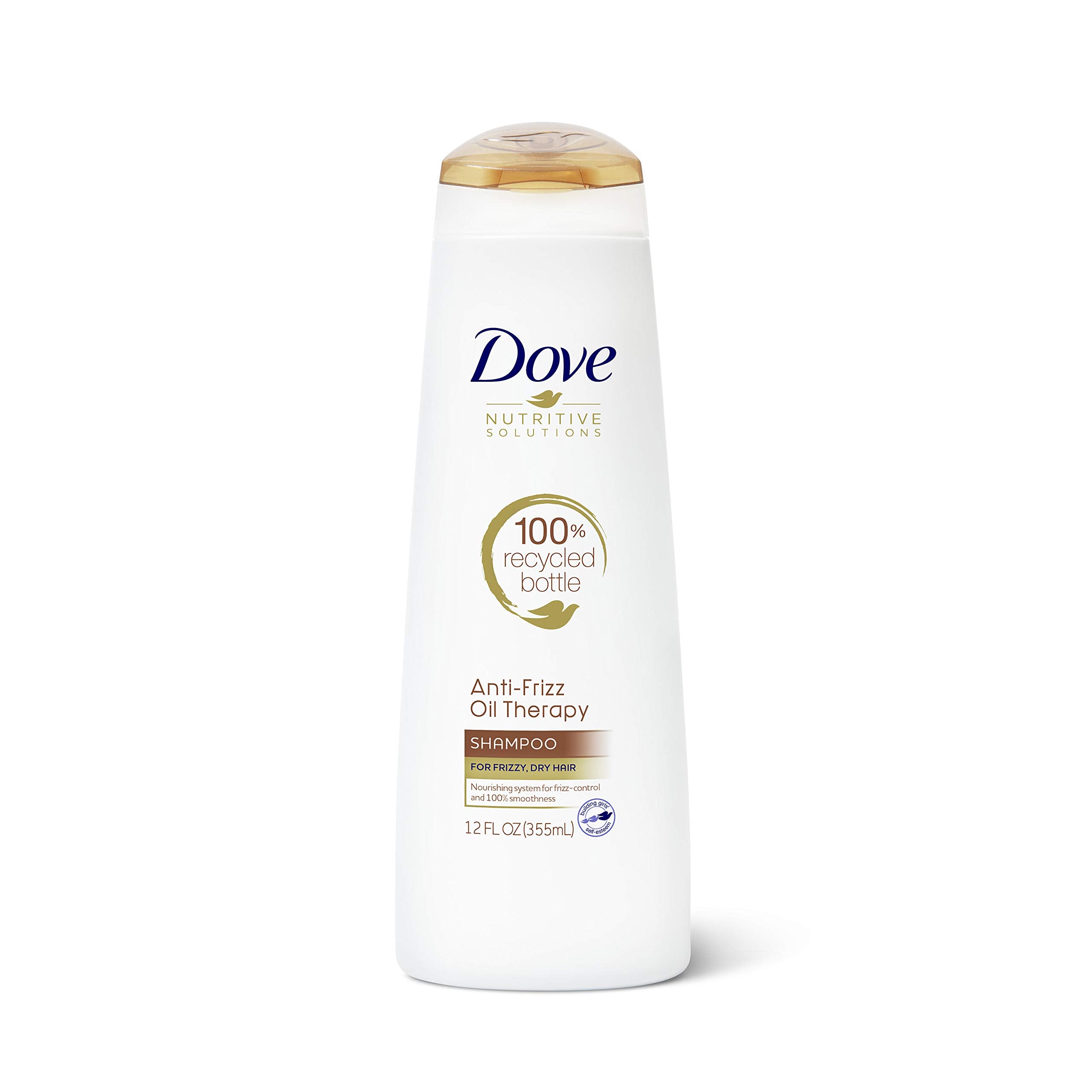 Dove Soluciones Nutritivas controla el encrespamiento; champú para uso diario.