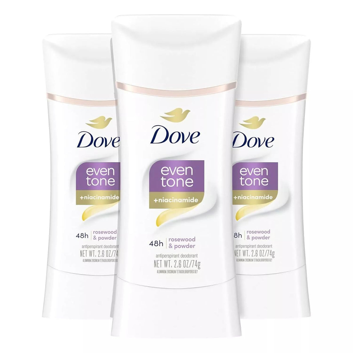 Desodorante Dove Tonos Iguales: aplicación suave para tono de piel uniforme.