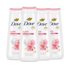 Dove Uplift Sakura Yuzu – bouteille 4-pack pratique pour la douche.