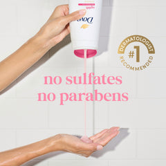 Hydratation 24h grâce à Dove Uplift, peau douce durable.