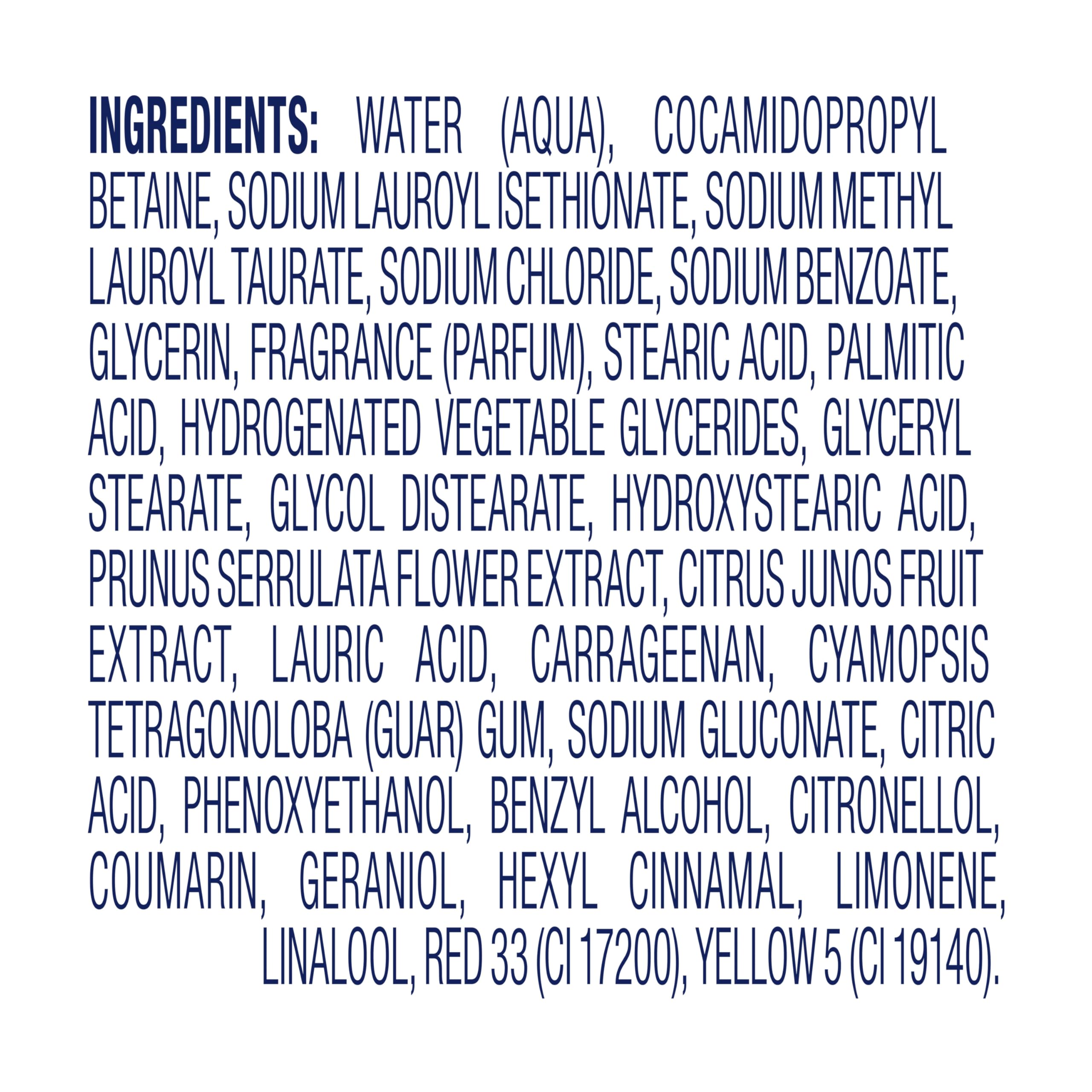 Sans sulfates, formule douce pour la peau.
