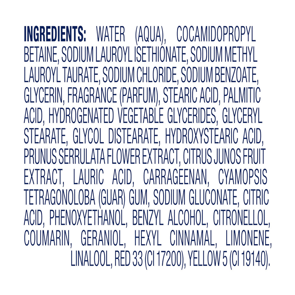 Sans sulfates, formule douce pour la peau.