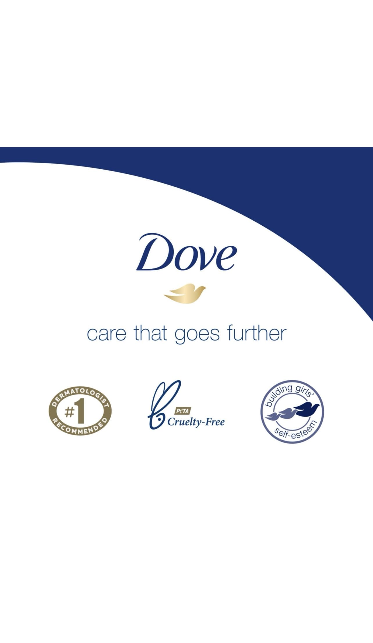 Dove uso diario en ducha, piel suave al momento.