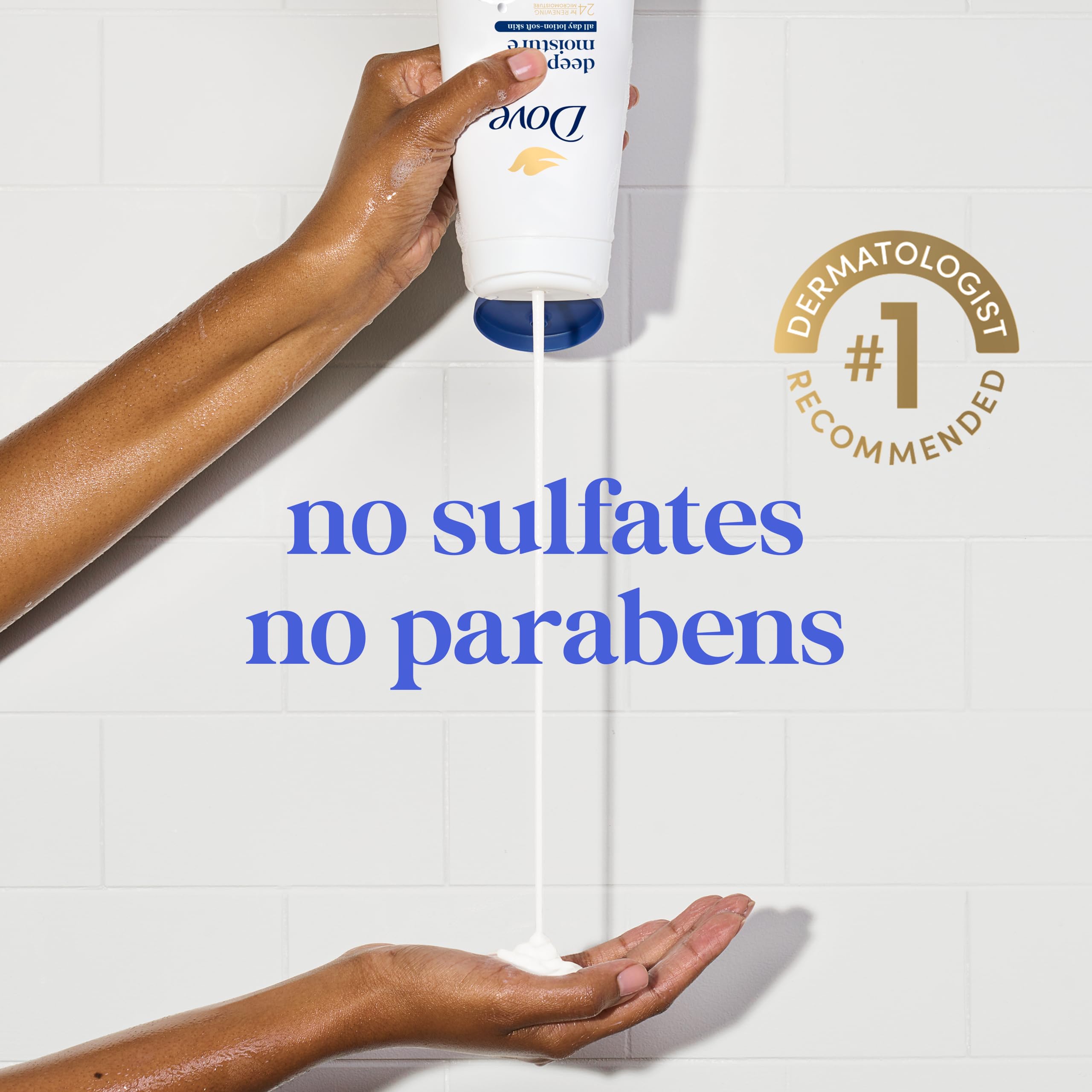 Uso diario de Dove para una piel más suave tras cada ducha