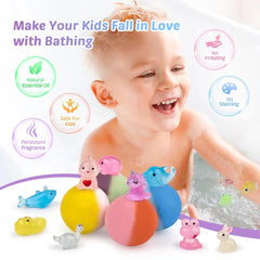Bomba de baño DOVIPE con temática de animales para imaginación