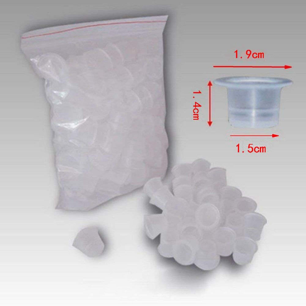 DOWEI tazas-tinta tatuaje grande 15: borde estable para pigmentos