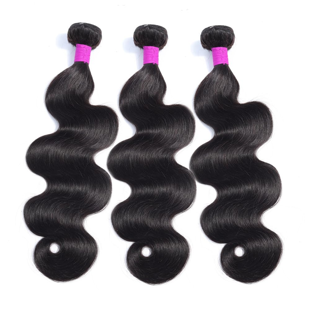 Dowstalgirl cabello brasileño Virgen 16-20 pulgadas para estilo natural y duradero.
