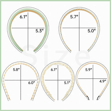 Diadema verde de diseño multicapas para añadir volumen.