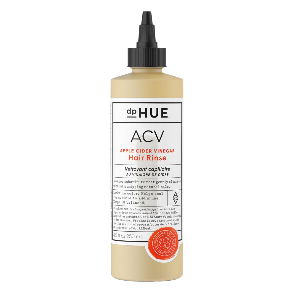 dpHUE Enjuague ACV: vertido de botella para cabello limpio y equilibrado