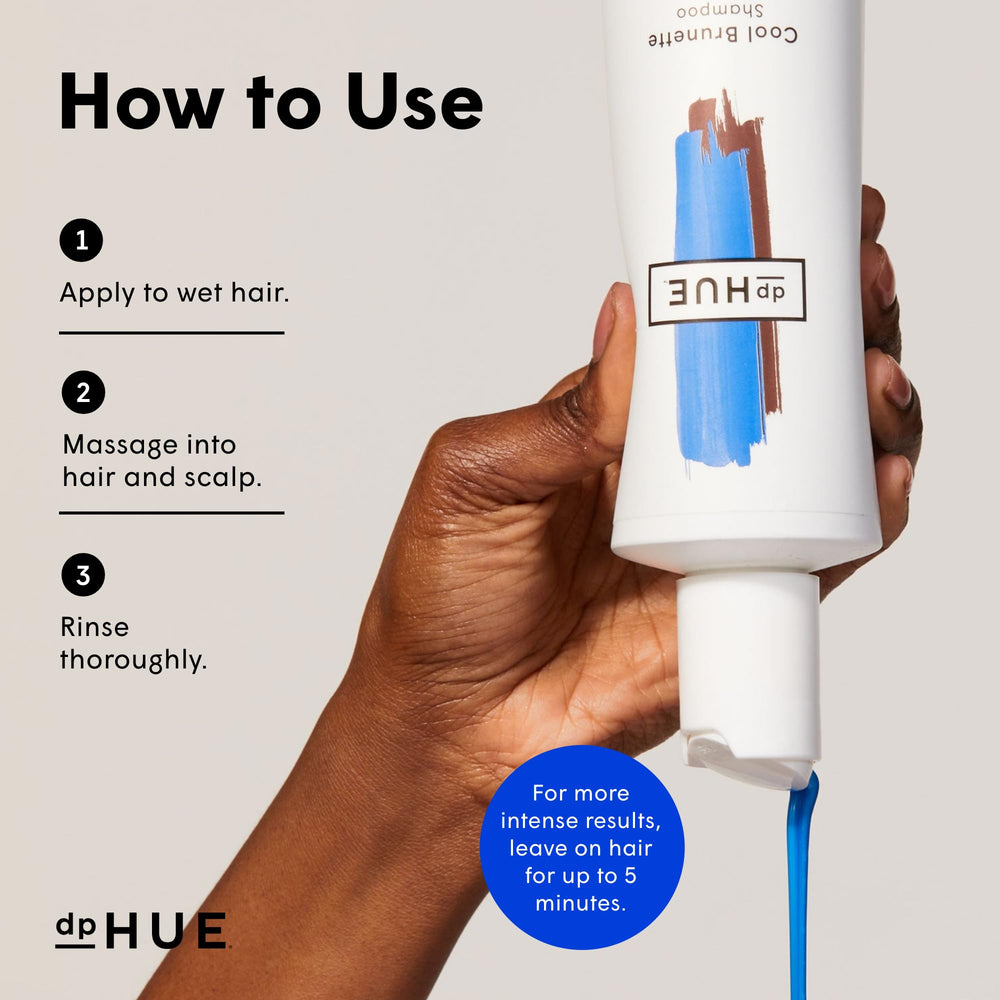 dpHUE Cool Brunette Shampoo – Texture onctueuse préserve couleur et douceur