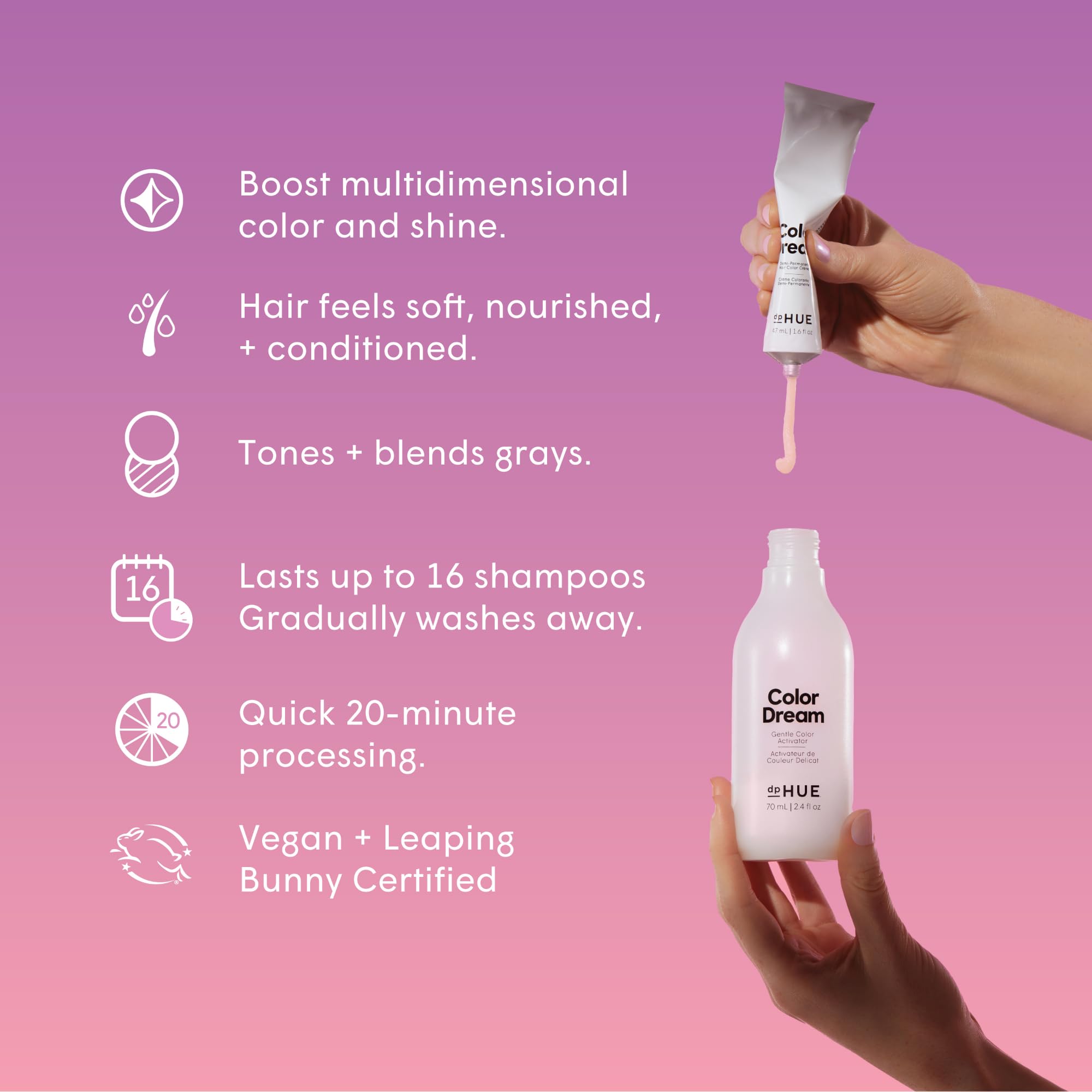 dpHUE Color Dream: brillo y nutrición para cabello teñido