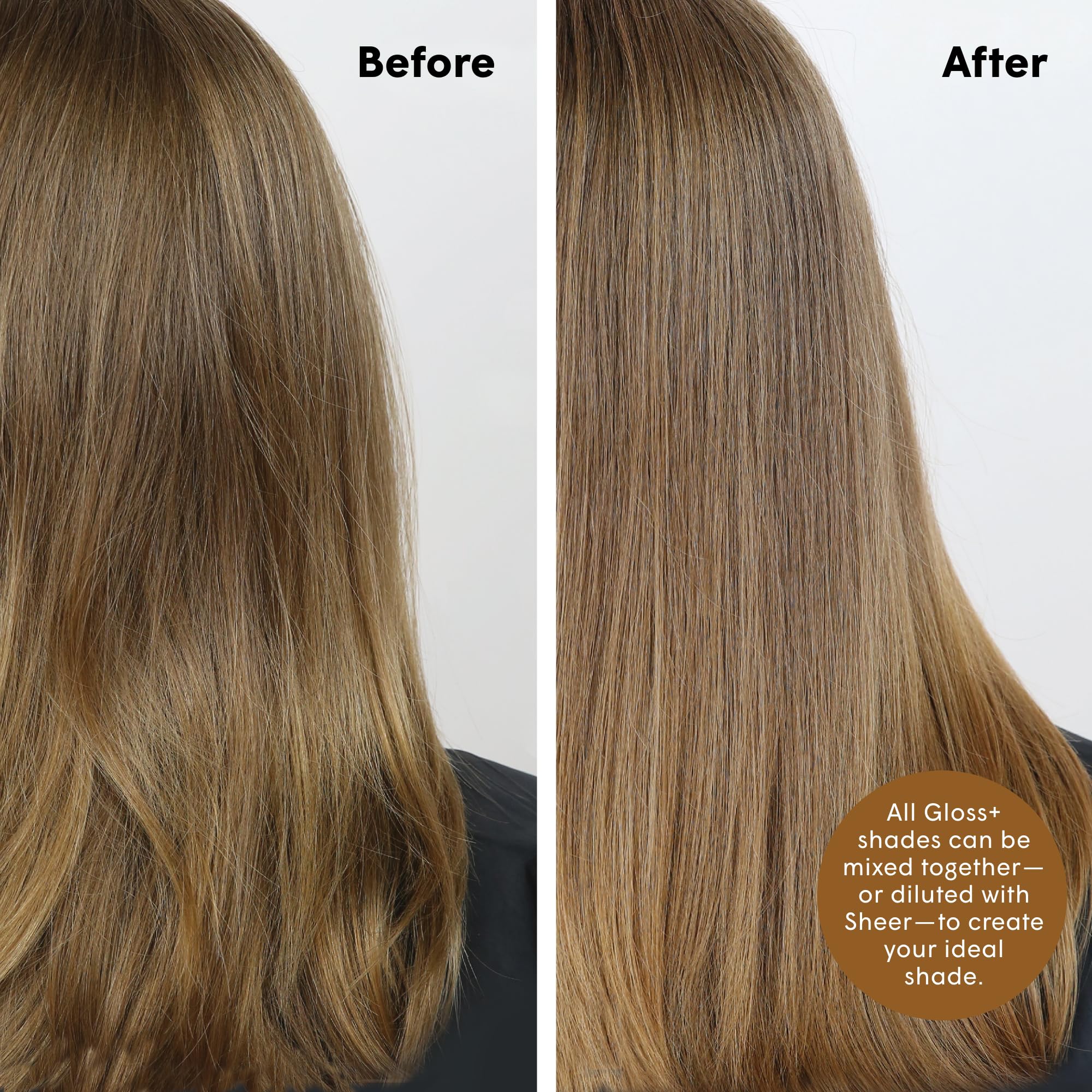 dpHUE Gloss+ Dark Blonde, brillo intenso tras cada uso.