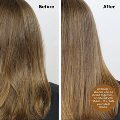 dpHUE Gloss+ Dark Blonde, brillo intenso tras cada uso.