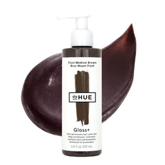 dpHUE Gloss+ bote muestra tono moreno frío para brillo y color temporal