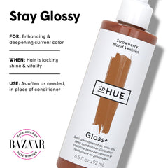 dpHUE Gloss+ Fresa color temporal sin necesidad de mezcla