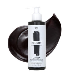 dpHUE Gloss+ negro, bote de color, aplicación fácil para brillo y suavidad.