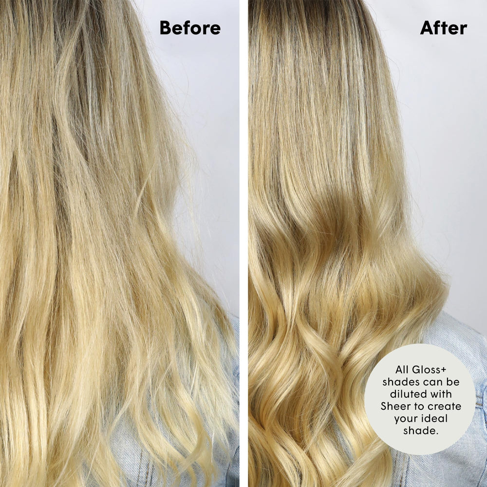 dpHUE Gloss+ Sheer se aplica en 3-20 minutos para brillo y suavidad
