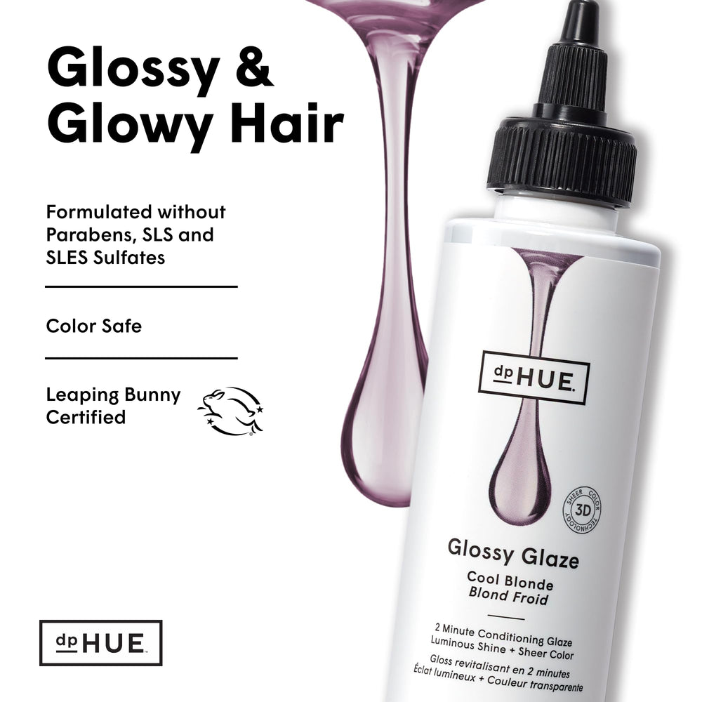 dpHUE Glossy Glaze Cool Blonde — produit certifié Leaping Bunny sans parabènes