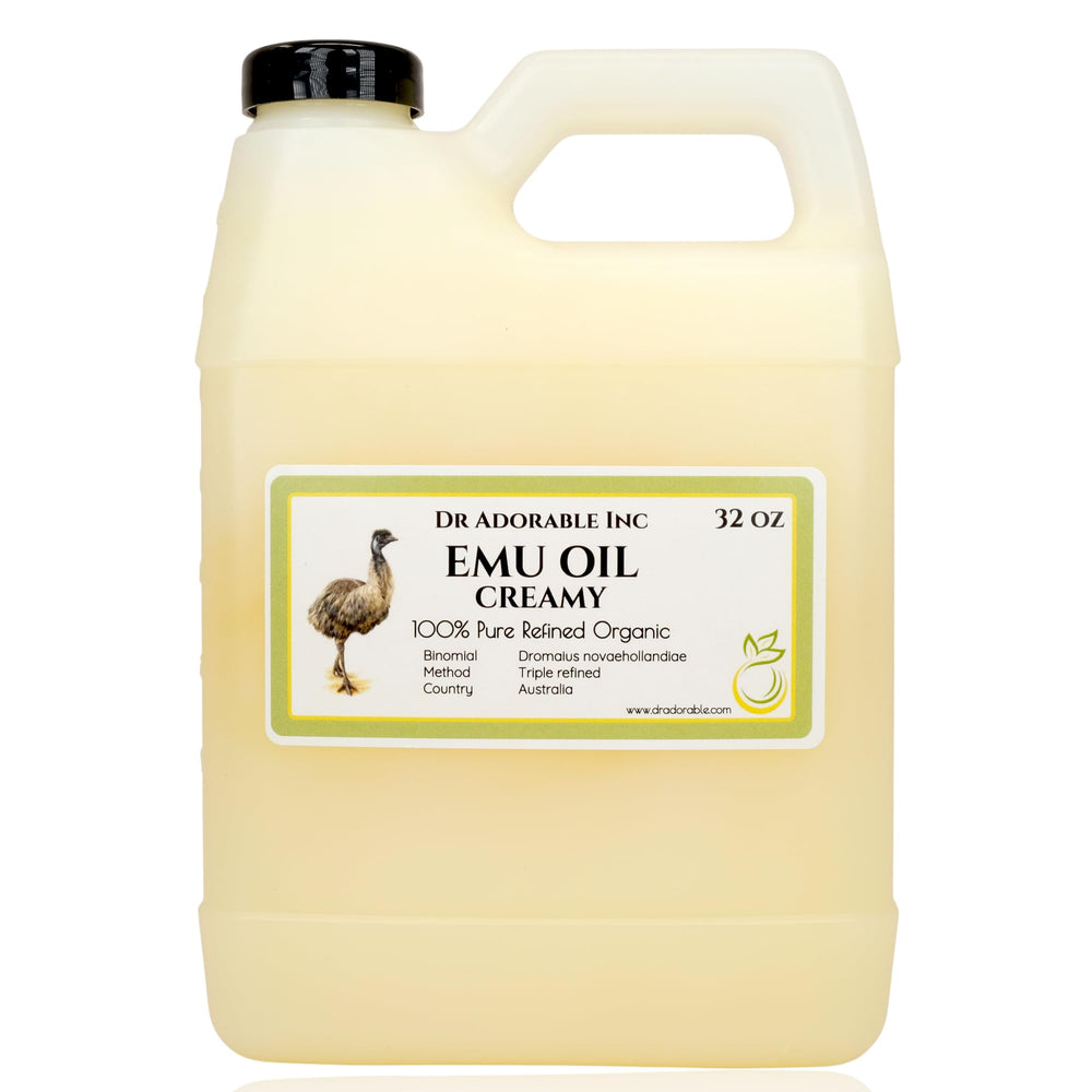 Dr Adorable huile d Emu crèmeuse en flacon, hydratation durable pour la peau