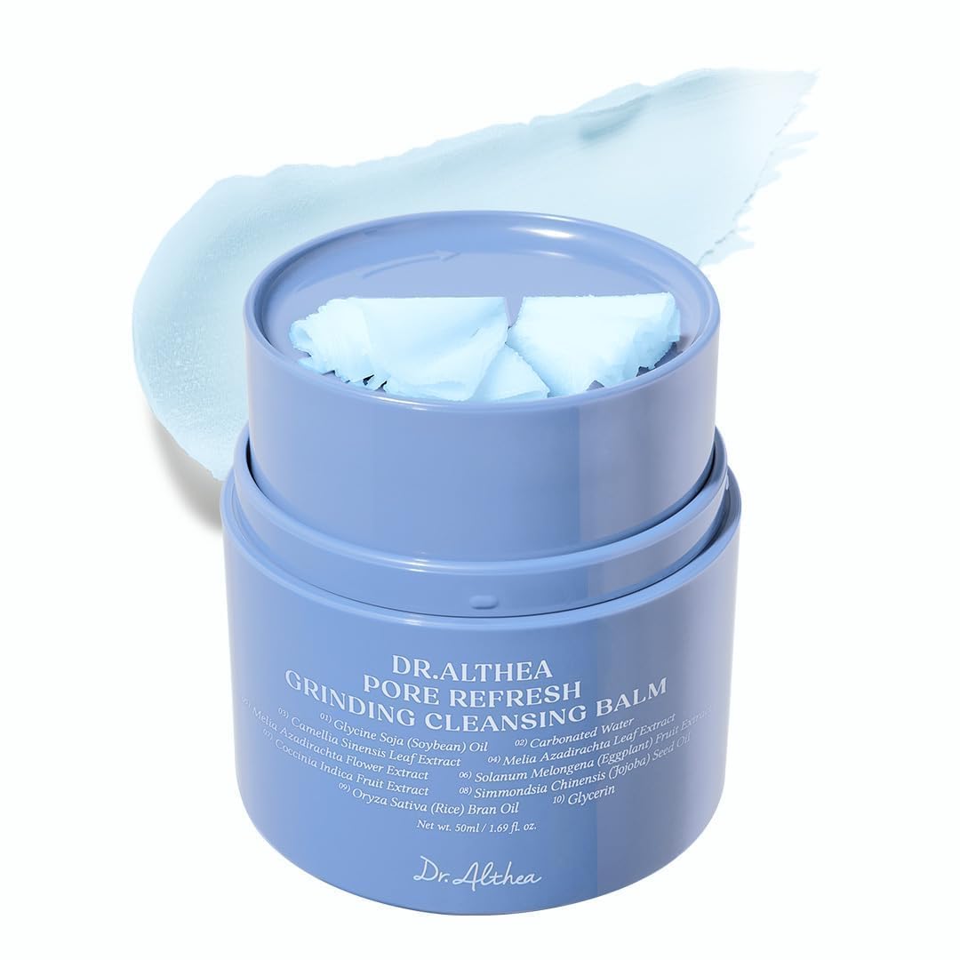 Dr.Althea bálsamo poros refresh: empaque con trituración para uso higiénico diario.