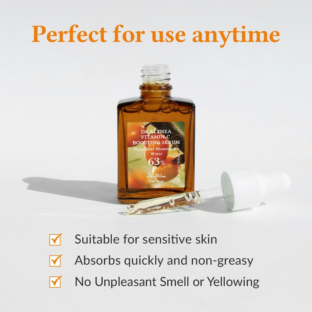 Dr.Althea Vitamina C Serum: vegano certificado para piel sensible.
