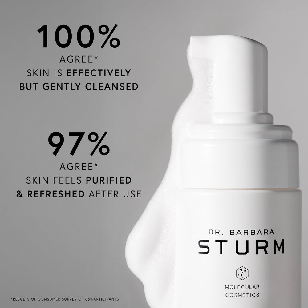 Dr. Barbara Sturm limpiador facial con pH balanceado para piel sensible.