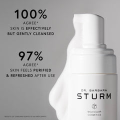Dr. Barbara Sturm limpiador facial con pH balanceado para piel sensible.